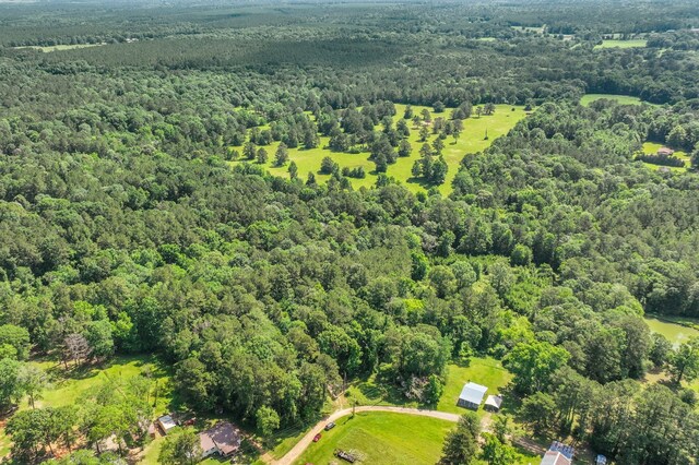 275 Fairview E, Livingston, TX 77351 - bird's eye view of a heavily wooded area