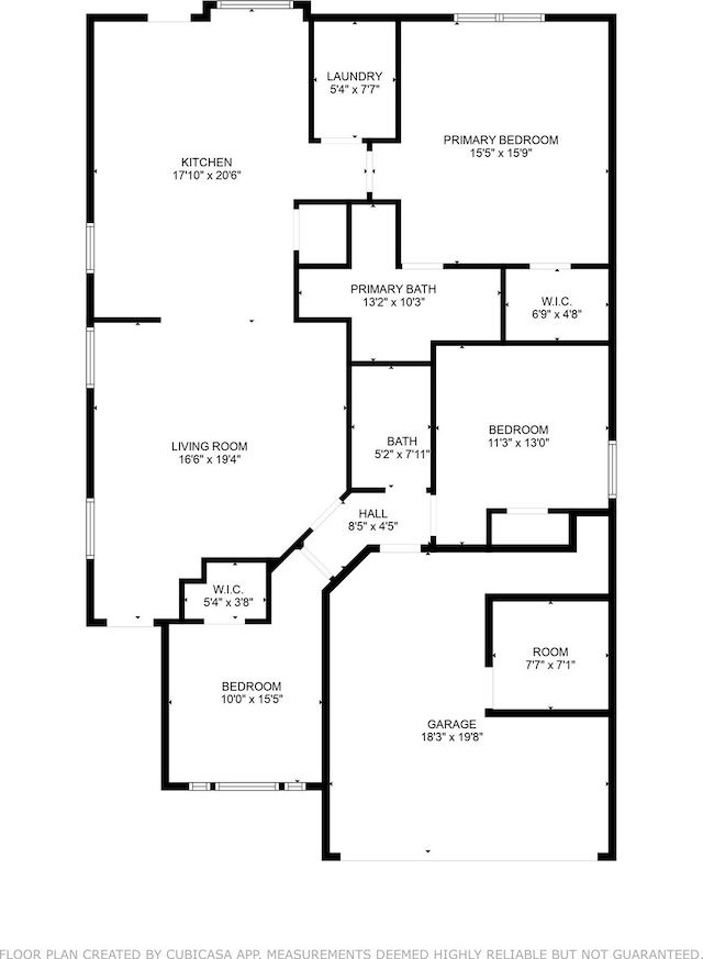 3213 Hatteras Dr, Texas City, TX 77591 - floor plan / room layout
