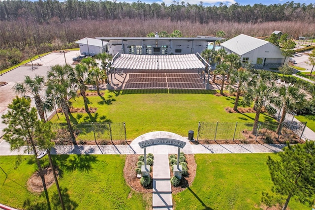 10059 Preserve Way, Conroe, TX 77385 - view from above of property with a forest