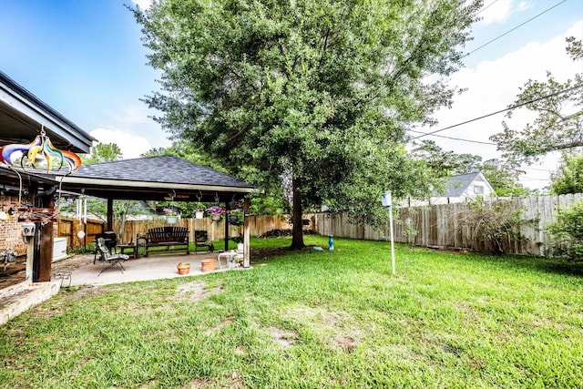 229 Willowbend St, Huntsville, TX 77320 - view of yard with a patio and a gazebo