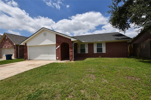 919 Moorside Ln, Channelview, TX 77530 - single story home featuring an attached garage, driveway, and brick siding
