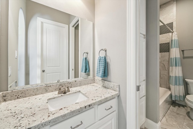 32319 Tall Oaks Way, Magnolia, TX 77354 - full bathroom with toilet, shower / tub combo, and vanity