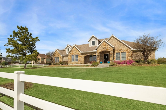 32319 Tall Oaks Way, Magnolia, TX 77354 - view of front facade with stone siding and brick siding