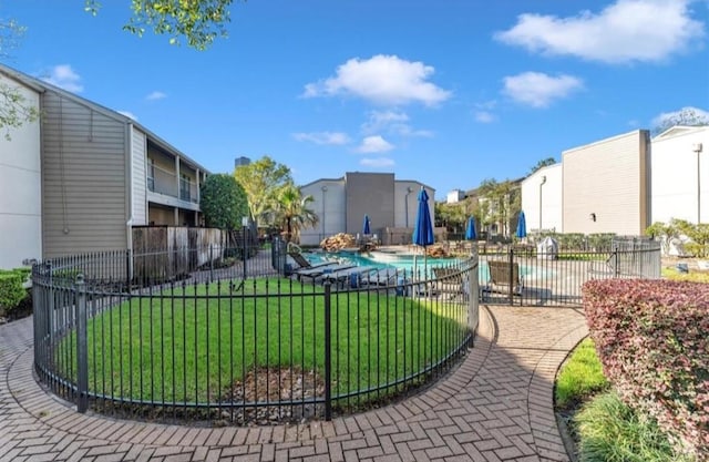 1100 Augusta Dr Unit 42, Houston, TX 77057 - view of community with a swimming pool and a residential view