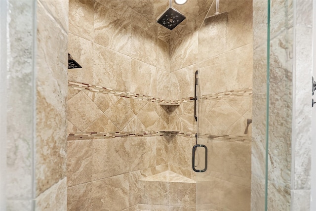 5523 Harvest Oak Landing Dr, Spring, TX 77386 - bathroom view of a stall shower