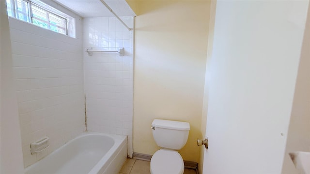 9518 Langdon Ln, Houston, TX 77036 - bathroom with toilet and tile patterned flooring