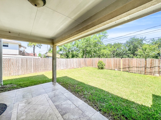 5715 Ladonia St, Arcola, TX 77583 - view of yard with a patio