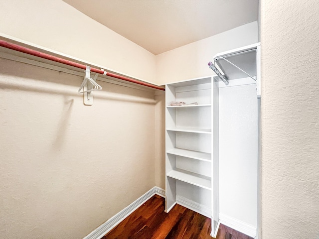 5715 Ladonia St, Arcola, TX 77583 - spacious closet featuring dark wood finished floors