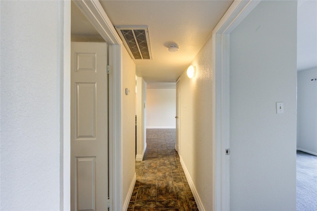 hallway with baseboards