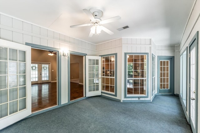304 Inverness St, Huntsville, TX 77340 - unfurnished sunroom with french doors