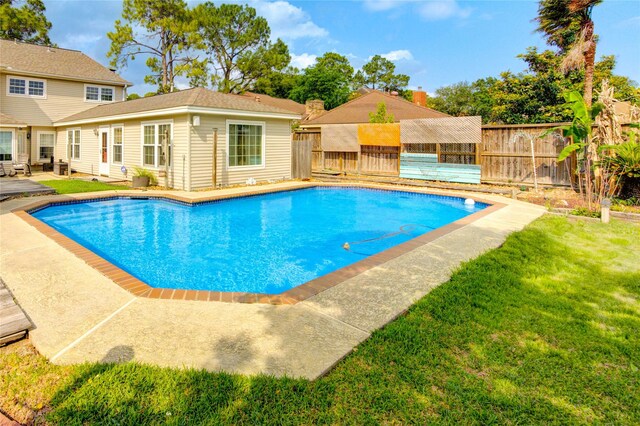 22211 Bucktrout Ln, Katy, TX 77449 - view of pool with a patio area