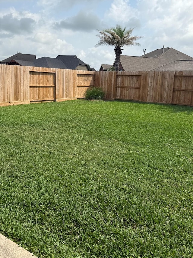 view of yard