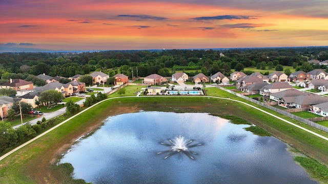 21310 Baldovin Way, Tomball, TX 77375 - aerial perspective of suburban area featuring a large body of water