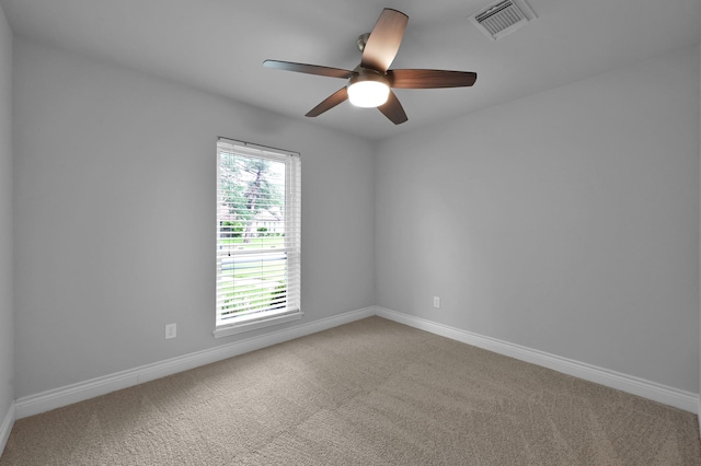 2806 Triway Ln, Houston, TX 77043 - carpeted empty room with ceiling fan and baseboards
