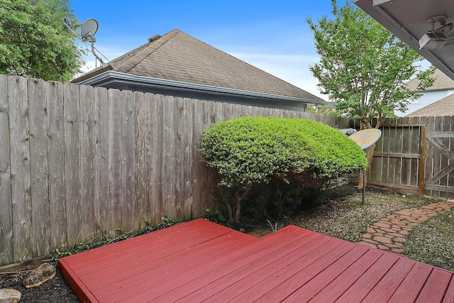 1383 El Camino Village Dr, Webster, TX 77058 - deck featuring a fenced backyard