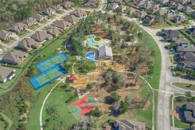 28437 Ofallon Mills Dr, Spring, TX 77386 - aerial perspective of suburban area