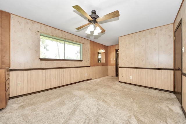 1417 Brigance Rd, Brazoria, TX 77422 - carpeted empty room featuring a ceiling fan