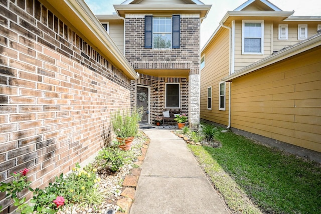 14720 Branchwest Dr, Houston, TX 77082 - view of exterior entry with brick siding
