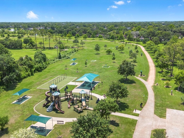 3311 El Dorado Blvd, Missouri City, TX 77459 - aerial view of a tree filled landscape and a community park