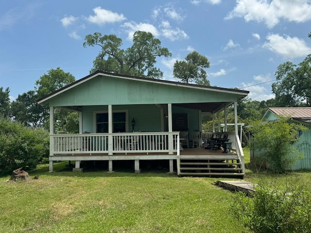 12215 Fm 442nd Rd, Boling, TX 77420 - view of front facade with a front yard