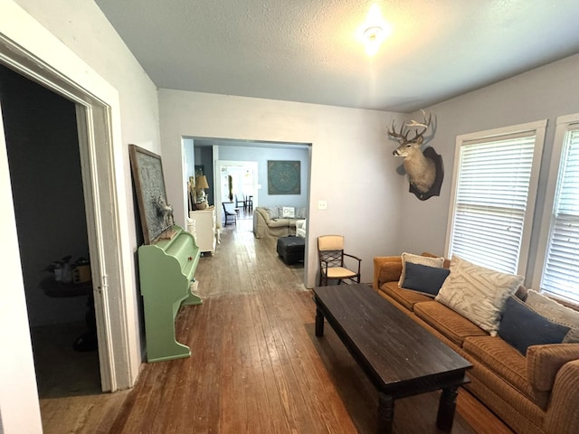 12215 Fm 442nd Rd, Boling, TX 77420 - living area featuring hardwood / wood-style floors