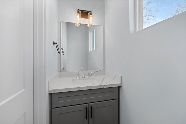 804 Woodcrest Dr Unit F, Houston, TX 77018 - bathroom with healthy amount of natural light and vanity