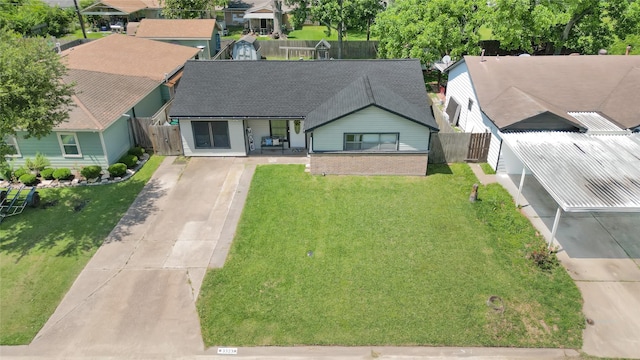 3323 Suiter Way, Pasadena, TX 77503 - aerial perspective of suburban area