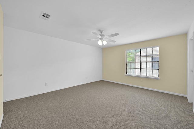 9850 Pagewood Ln Unit 1208, Houston, TX 77042 - spare room with ceiling fan, carpet floors, and baseboards
