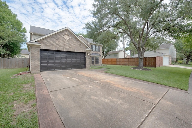 2030 Cutter Dr, League City, TX 77573 - view of property exterior with brick siding, driveway, and a garage