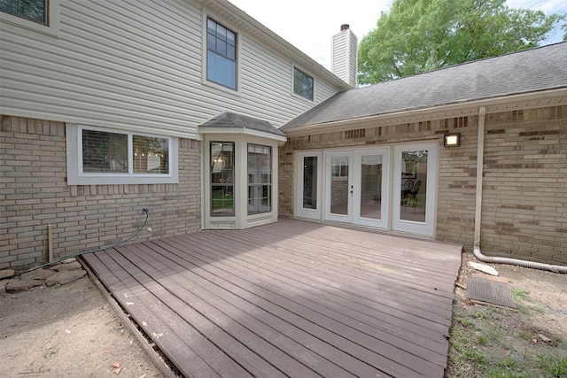 2030 Cutter Dr, League City, TX 77573 - deck with french doors