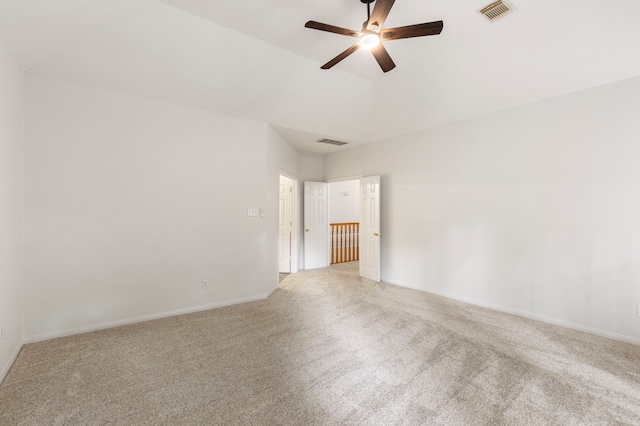 19906 Bayberry Creek Dr, Magnolia, TX 77355 - unfurnished room featuring light carpet, a ceiling fan, and baseboards