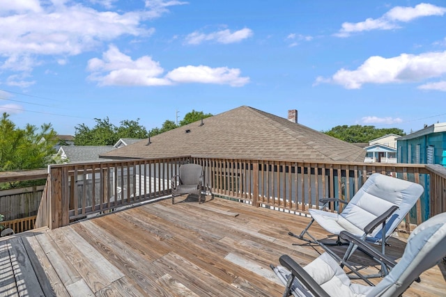 2107 54th St, Galveston, TX 77551 - view of deck