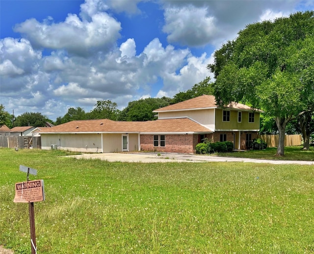 3811 Empress Ln, Richmond, TX 77406 - view of front of home with brick siding