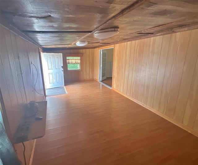 3811 Empress Ln, Richmond, TX 77406 - unfurnished room featuring wood ceiling, wood finished floors, and wooden walls