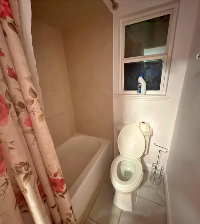 3811 Empress Ln, Richmond, TX 77406 - bathroom with tile patterned floors and toilet