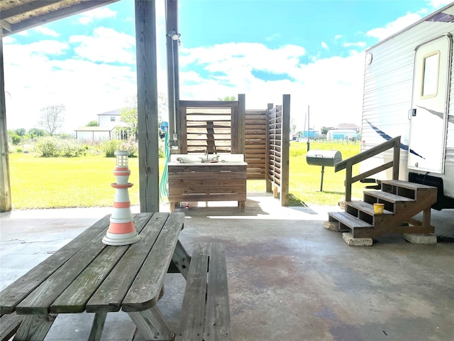 1139 Diamond Rd, Crystal Beach, TX 77650 - view of patio / terrace