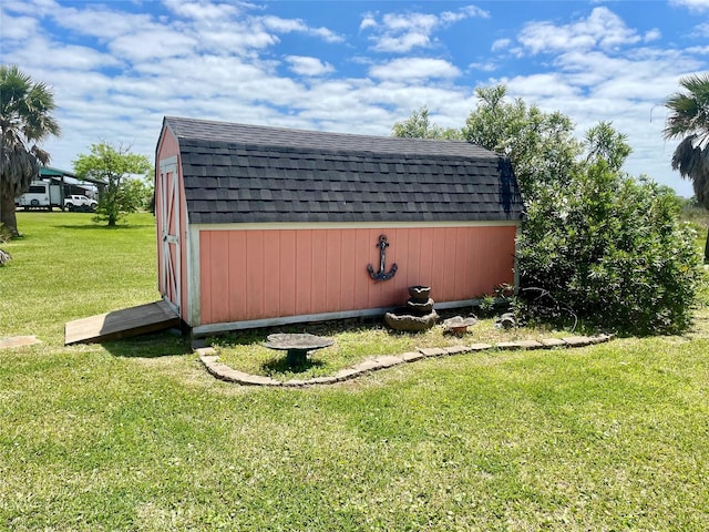 1139 Diamond Rd, Crystal Beach, TX 77650 - view of shed