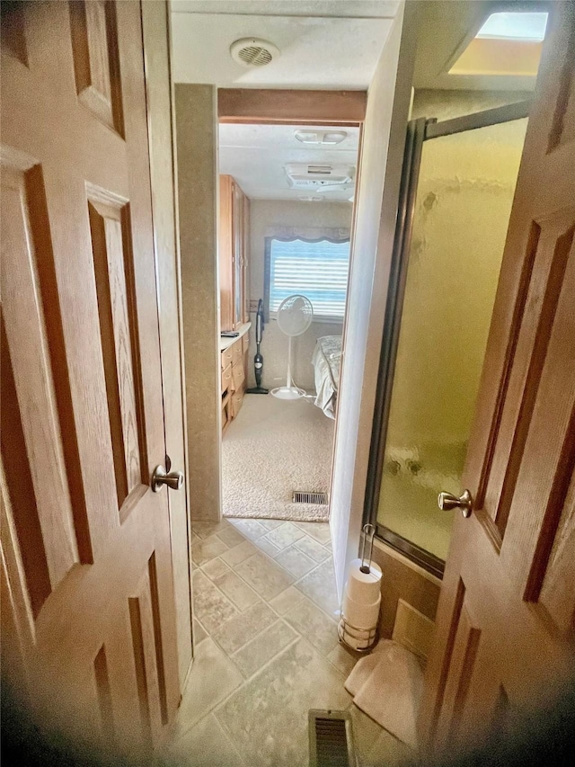 1139 Diamond Rd, Crystal Beach, TX 77650 - bathroom with combined bath / shower with glass door