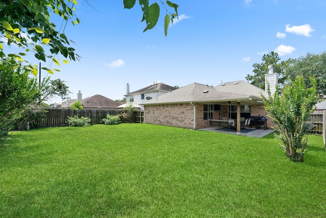 19030 Piney Way Dr, Tomball, TX 77375 - view of yard featuring a patio