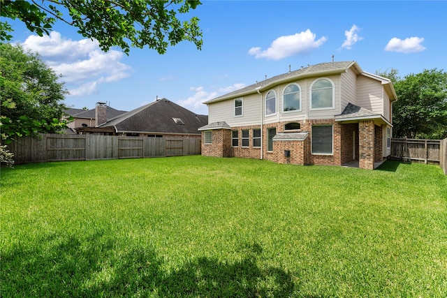 12314 Shore Lands Rd, Cypress, TX 77433 - back of house with brick siding