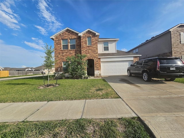 21303 Riverdew Dr, Katy, TX 77449 - traditional home featuring concrete driveway and brick siding