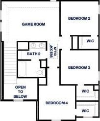 534 Belle Springs Ln, Conroe, TX 77301 - property floor plan