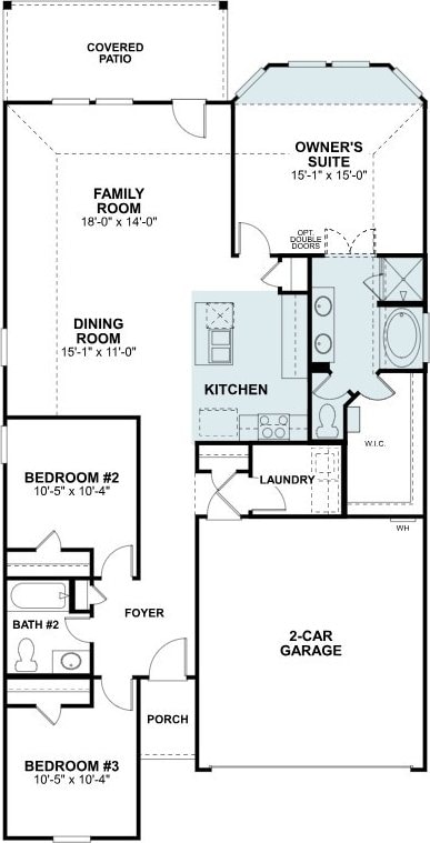 4981 Perennial Ln, La Marque, TX 77568 - home floor plan