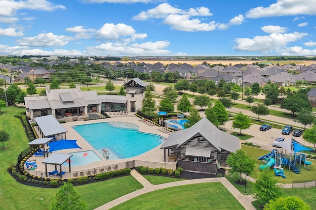 29407 Amber Meadows Ct, Katy, TX 77494 - community pool with a residential view