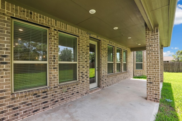 29407 Amber Meadows Ct, Katy, TX 77494 - view of patio with fence