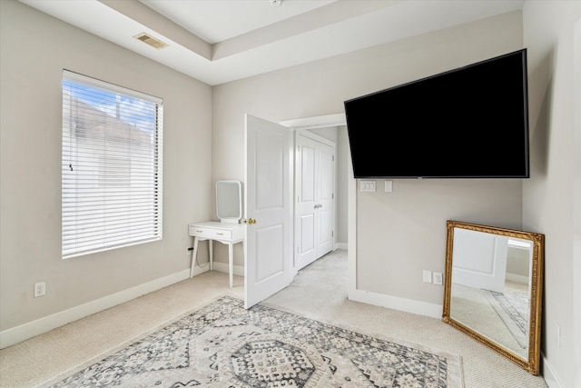 2805 Blodgett St Unit C, Houston, TX 77004 - bedroom featuring light carpet and baseboards