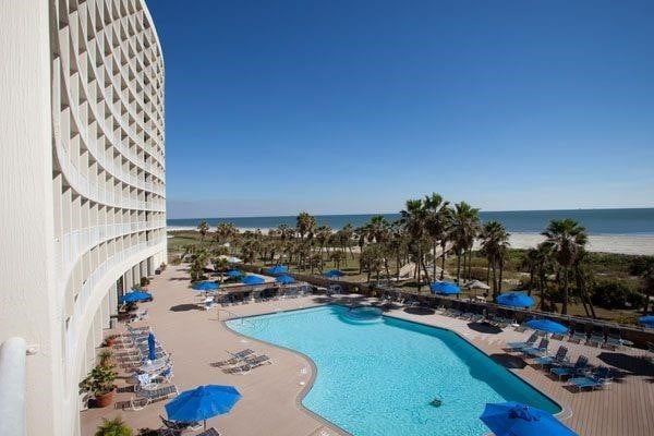 1401 E Beach Dr Unit 1205, Galveston, TX 77550 - community pool with a water view