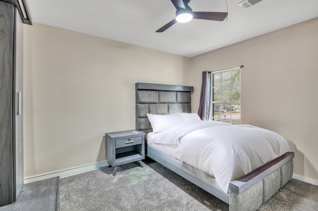 1118 Cheyenne Meadows Dr, Katy, TX 77450 - bedroom featuring baseboards, carpet, and ceiling fan