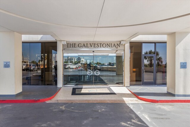 1401 E Beach Dr Unit 805/06, Galveston, TX 77550 - view of doorway to property
