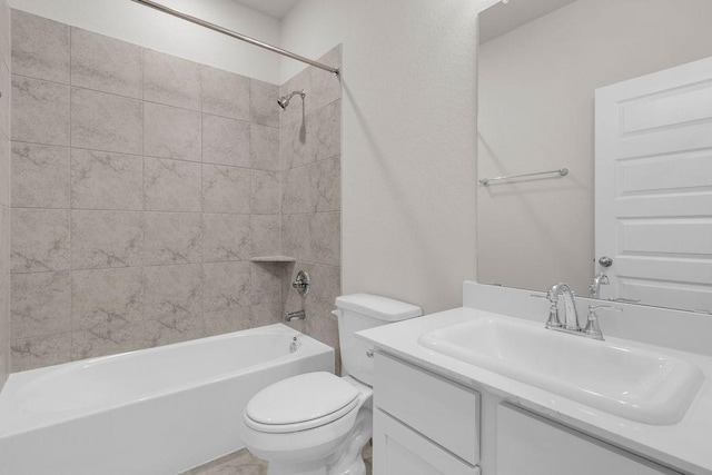 21611 Elmheart Dr, New Caney, TX 77357 - full bathroom with vanity and  shower combination